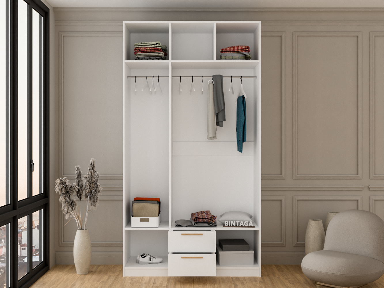 Пакс Рейнсвол 103 Эко white ИКЕА (IKEA) изображение товара