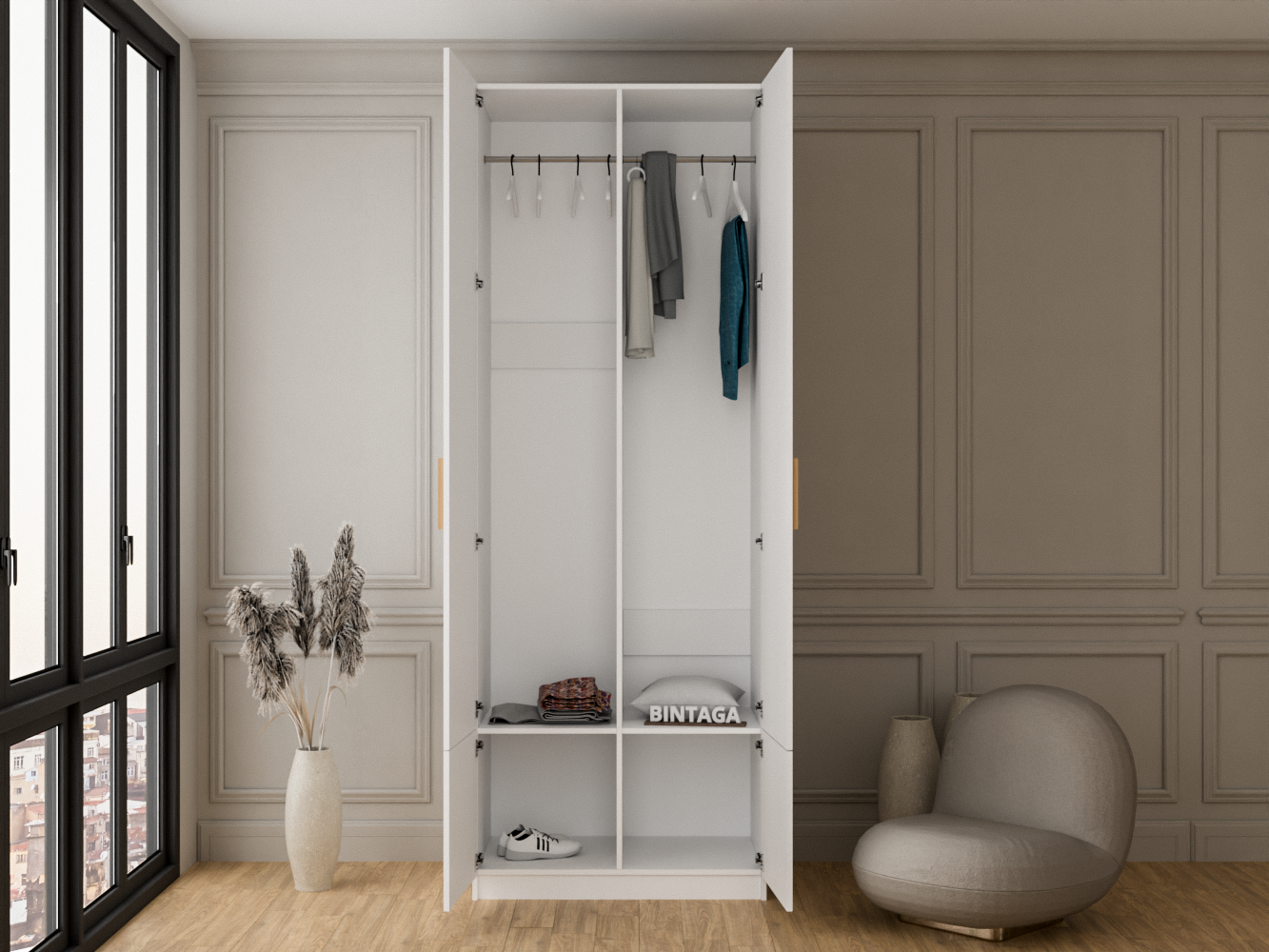 Пакс Рейнсвол 113 Эко white ИКЕА (IKEA) изображение товара