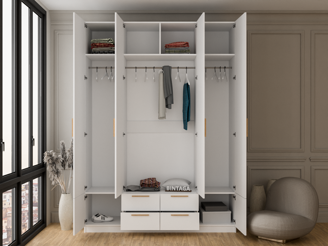 Пакс Рейнсвол 112 Эко white ИКЕА (IKEA) изображение товара