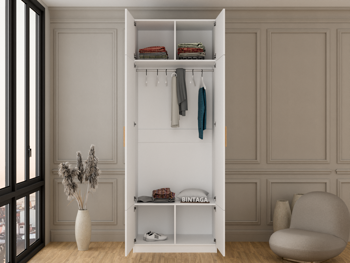 Пакс Рейнсвол 120 Эко white ИКЕА (IKEA) изображение товара